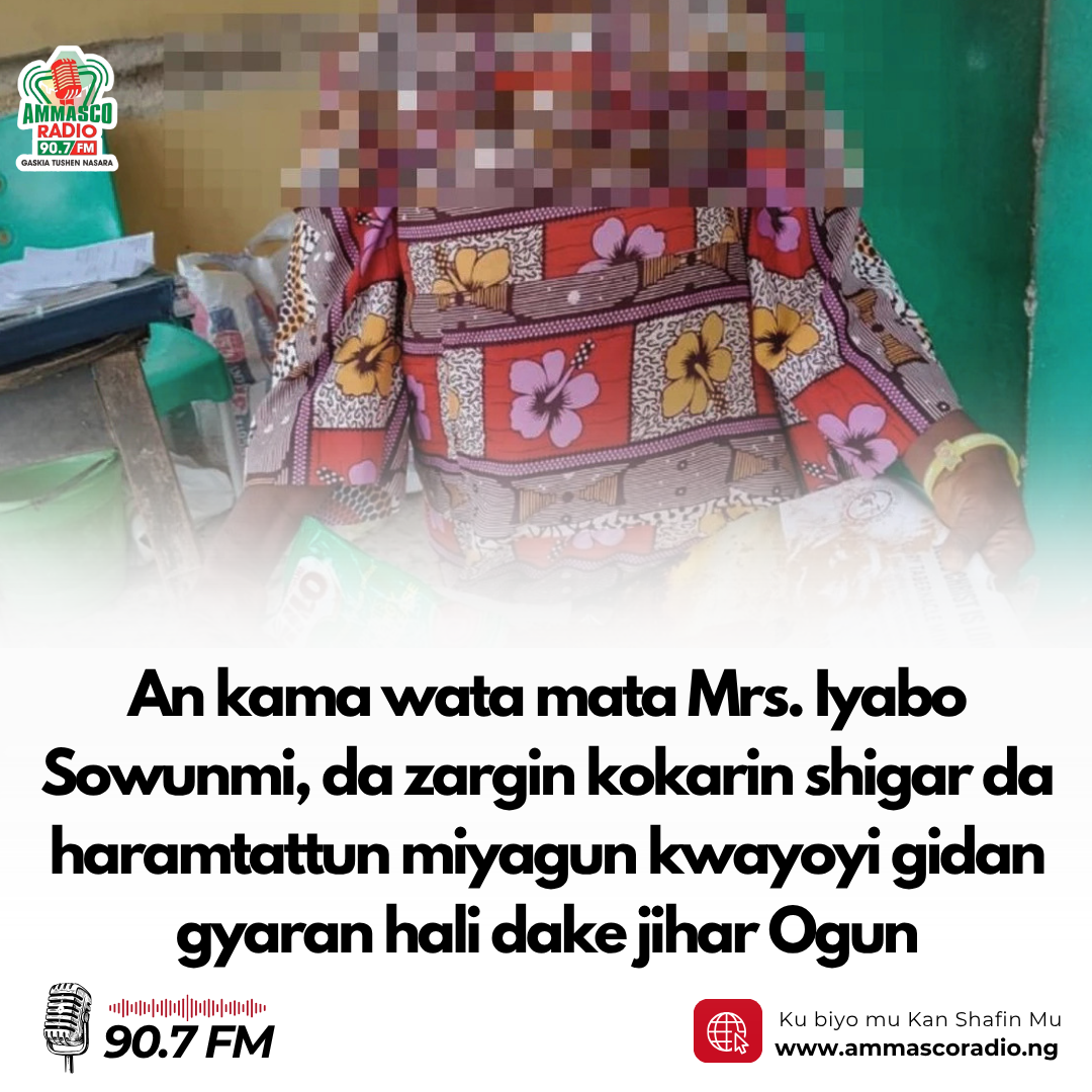 An kama wata mata Mrs. Iyabo Sowunmi, da zargin kokarin shigar da haramtattun miyagun kwayoyi gidan gyaran hali dake jihar Ogun